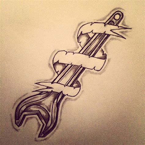 50 free cross tattoos + the meaning and difference between crosses. Wrench / Memorial tattoo sket… | Tattoo sketches, Wrench ...