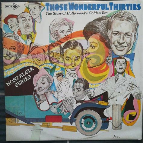 Those Wonderful Thirties The Stars Of Hollywoods Golden Era Double Vinyl Lp Hollywood Golden