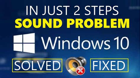 Sound Problem Windows 10 How To Fix No Audio Output Device Installed