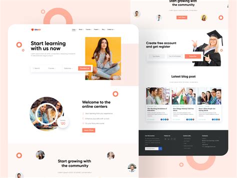 Creative Website Landing Page Uxui Design By Hira Riaz On Dribbble