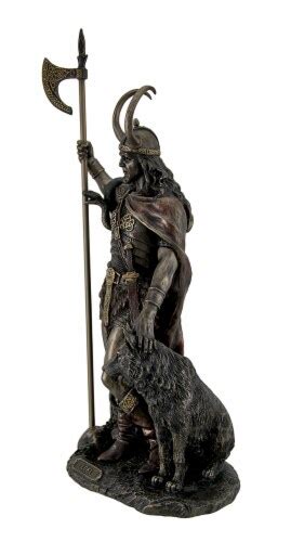 Bronze Finish Loki Norse God Statue Sculpture One Size Kroger