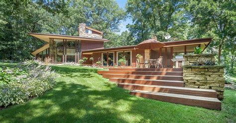 Wisconsin Modern Frank Lloyd Wright Inspired Home