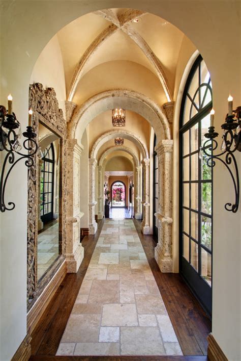 Asian classic colonial country eclectic industrial mediterranean minimalist modern rustic scandinavian tropical. Detailed Hallway - Mediterranean - Hall - other metro - by ...