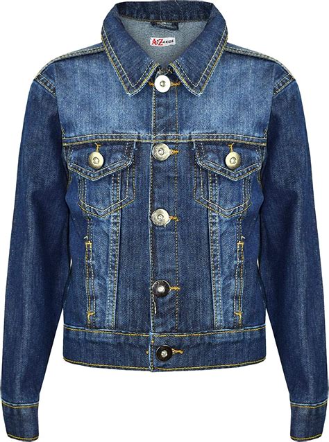 Kids Boys Denim Jackets Designer Blue Jeans Jacket Fashion