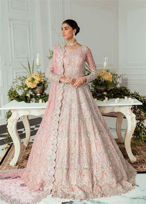 Bridal Maxi Dress Long Sleeve Bridal Gown Indian Bridal Wear