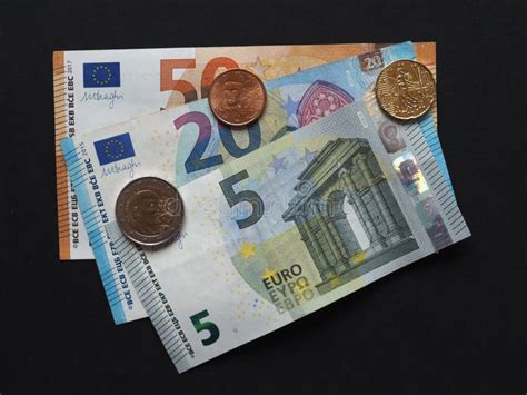 Euro Notes And Coins European Union Stock Image Image Of Euro