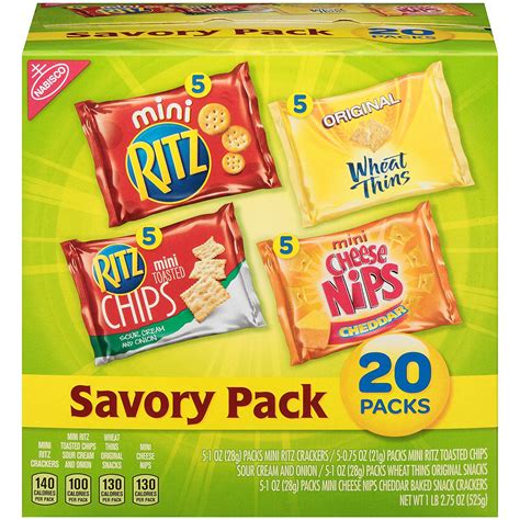Savory Cracker Variety Pack, This classic mix of savory ...