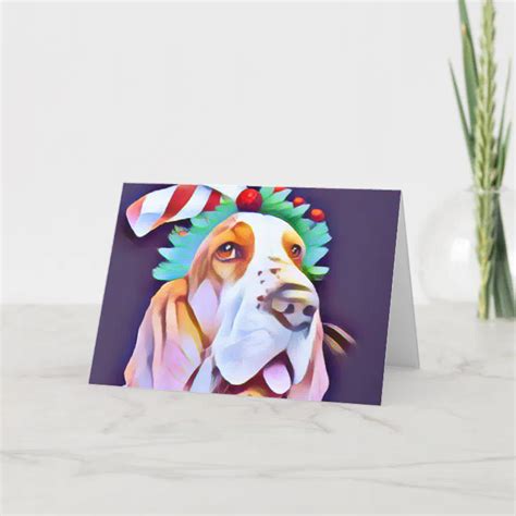 Basset Hound And Candy Thank You Card Zazzle