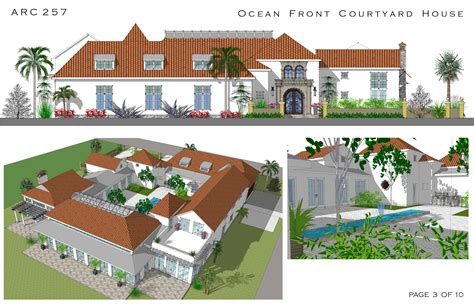 Gorgeous House Plans With A Courtyard Pics Sukses