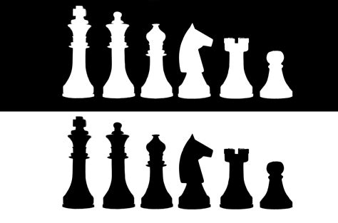 Chess Pieces Drawing Free Image Download