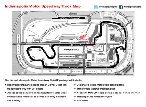 2013 Indianapolis Motor Speedway Track Map