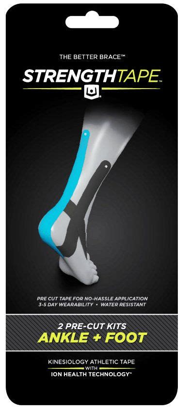 Strengthtape Anklefoot Kinesiology Taping Kit Kinesiology Taping
