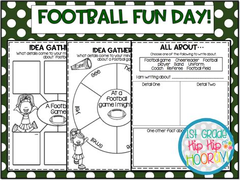 1st Grade Hip Hip Hooray Football Fun Day