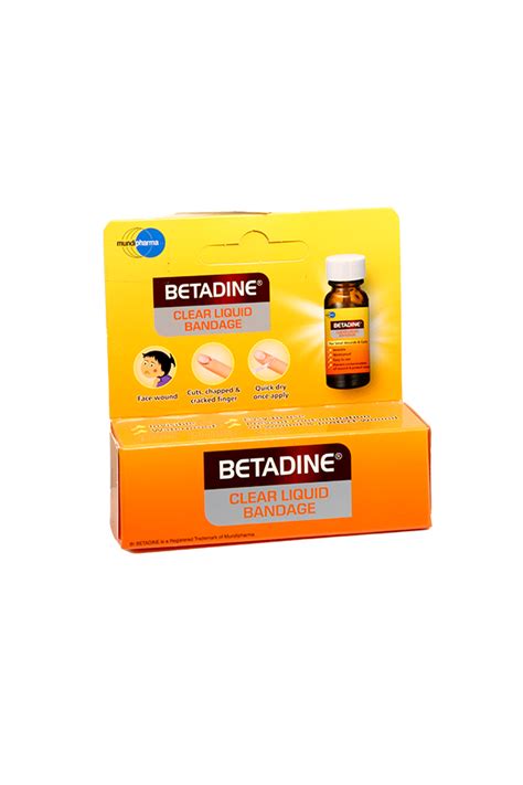 Betadine Clear Liquid Bandage Lifeplus