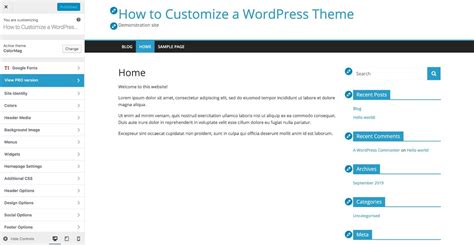 How To Customize Your Wordpress Theme 5 Step By Step Ways