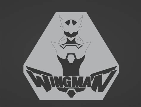 Stl File Logo Wingman Fanart・3d Print Design To Download・cults