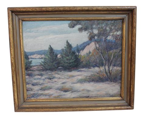 Vintage Impressionist Landscape Painting | Chairish ...