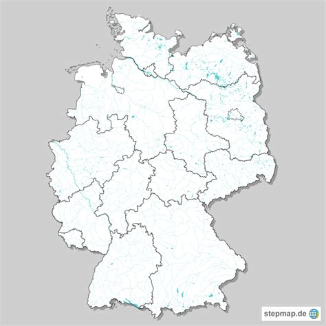 Deutschland karte deutschland karte allgemein (ohne landesgrenzen) deutschland karte mit bundesländer (ohne text) photoshop datei. Karte Bundeslander | goudenelftal