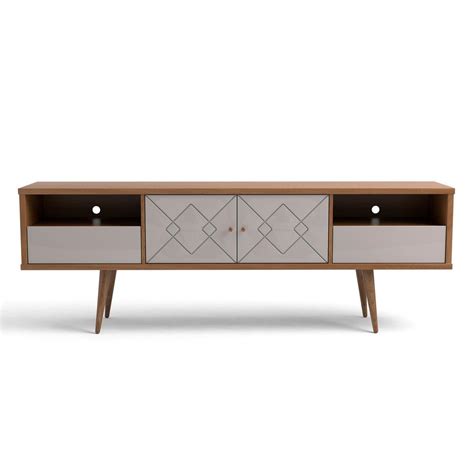 Shop on trend mid century & modern tv stands at designdistrict modern. Manhattan Comfort Trinity 70.86 in. Off White and Maple ...