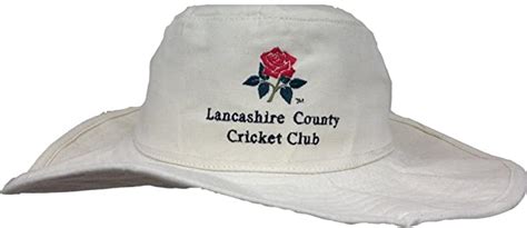 Lancashire County Cricket Club Wide Brim Sun Hat Uk Sports