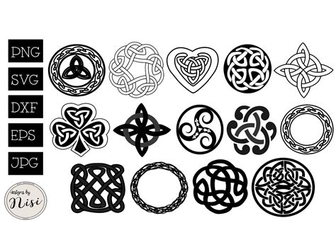 Irish Celtic Symbols Graphic By Nisi Creative Fabrica