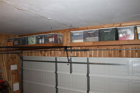 Shelves Over The Garage Door Garage Wall Shelving Diy Garage Storage