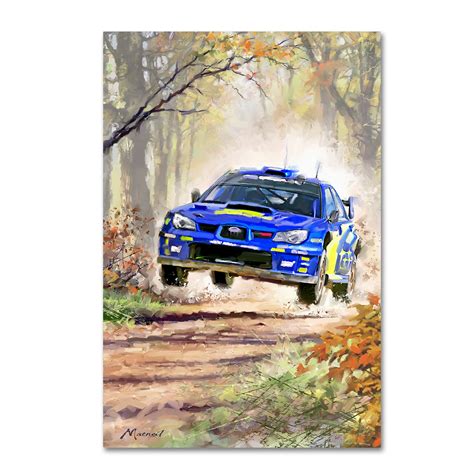 Trademark Fine Art Rally Car Canvas Art By The Macneil Studio