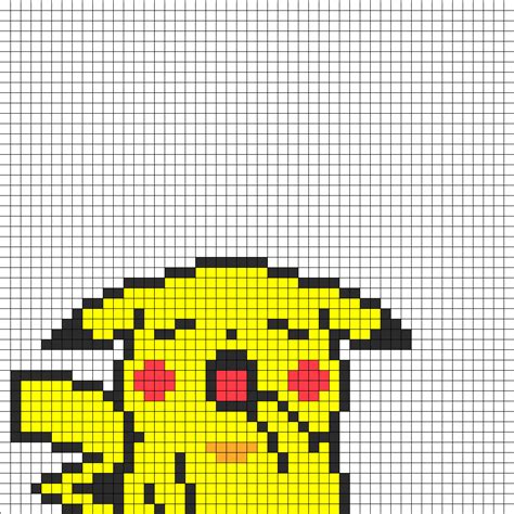 Pikachu Hama Beads Pattern Pikachu Pokemon Magnet Perler Bead 15 00