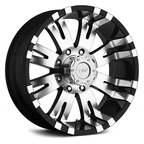Pro Comp® 01 Series Wheels Alloy Gloss Black With Machined Face Rims