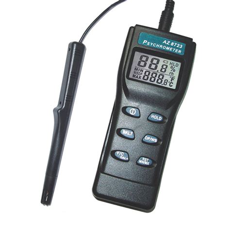 Humidity Meter With Probe 8723 Az Az Instrument Corp