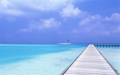 Blue Water Maldives Wallpapers And Images Wallpapers Pictures Photos