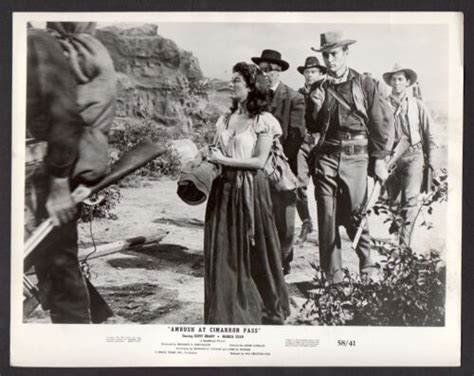 Clint Eastwood And Margia Dean In Ambush At Cimarron Pass 1958 Vintage