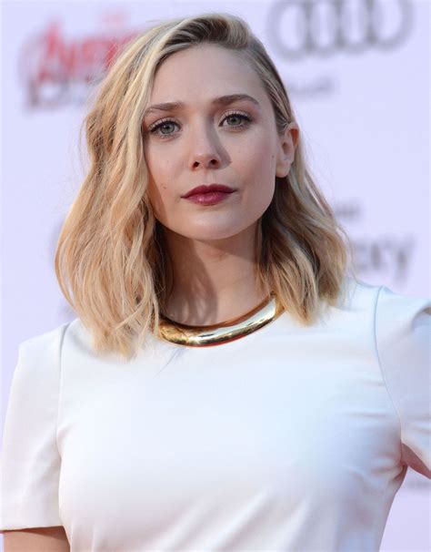 Elizabeth Olsen At Avengers Age Of Ultron Los Angeles Premiere Celeb
