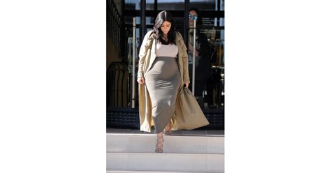 Kim Kardashian Baby Bump La Pictures August 2015 Popsugar Celebrity