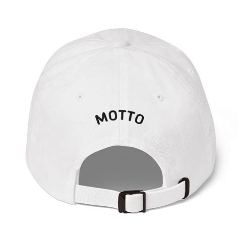 Nf Style Hat Motto Nf Dad Hat Dad Hat With Motto Saying Nf Etsy