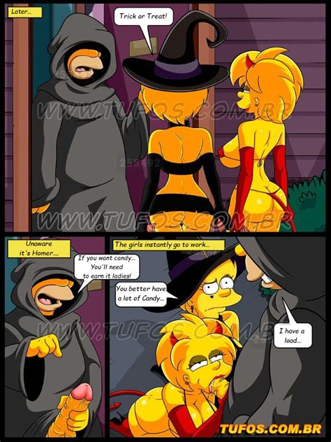 Halloween Night Os Simpsons 13 Tufos ⋆ Xxx Toons Porn