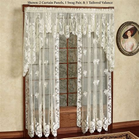 Windsor Floral Lace Window Treatment