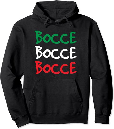funny italian hoodies bocce hoodie italian sport t pullover hoodie clothing