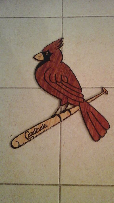Cardinals Baseball Wood Burned Plaque Etsy Italia