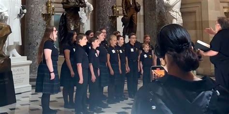 Capitol Police Stop Youth Choir During National Anthem Performance