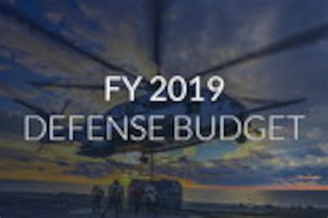 Fy 2019 Defense Budget