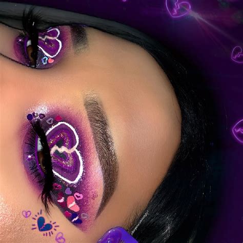 Adrianavc On Instagram “🖤💜anti Valentines💜🖤adrianavcmakeup1 For More Makeup Looks😍 Makeup