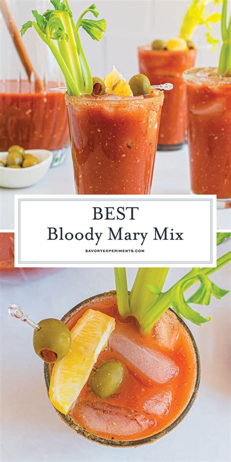 Best Easy Bloody Mary Mix More Than Just Tomato Juice