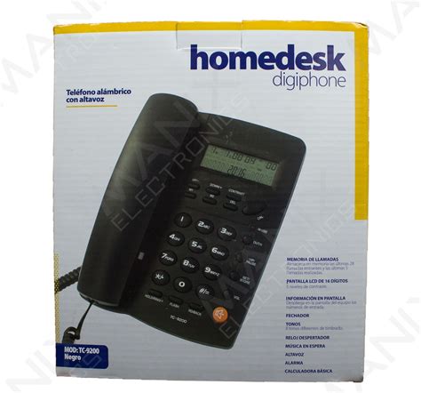 Teléfono Casa U Oficina Homedesk Tc 9200 Alámbrico Remate Últimas