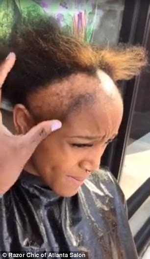Atlanta Hairstylist Shares Videos Of Clients Suffering From Hair Loss Due To Weaves Daily Mail
