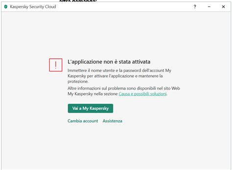 Errore Di Attivazione Kaspersky Security Cloud Free Utenti Privati Kaspersky Support Forum