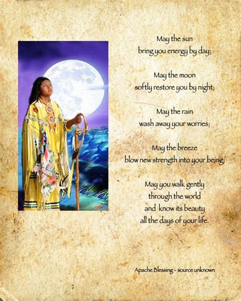 Native American Apache Prayer For Thanksgiving Native American Prayers