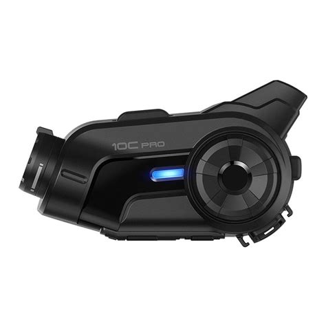 Connect with up to three other users with group intercom, with a working distance of up to a mile in open terrain. Sena 10C Pro Bluetooth Headset & Camera - Cycle Gear