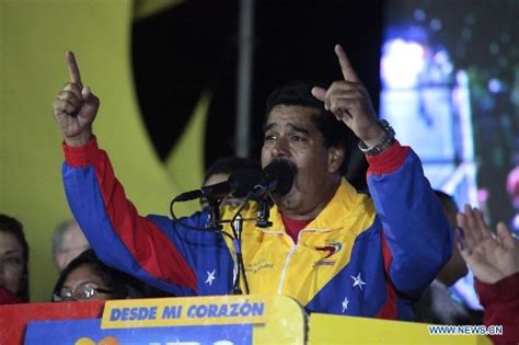 Nicolas Maduro Wins Venezuelan Presidential Election Global Times