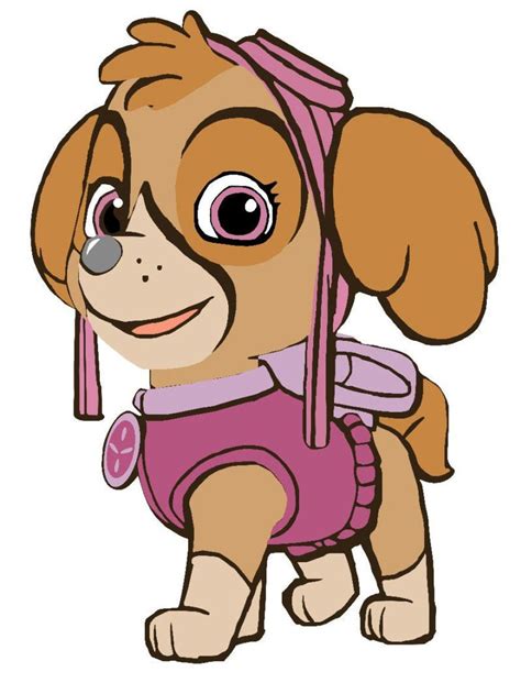 Skye Paw Patrol SVG Instant download Clipart Clip by SweetRaegans